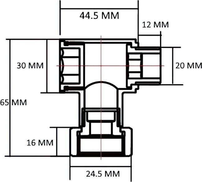 Комплект Grota Quill 23х180 полированный, с монтажным набором SMART 549-2SCH040504C P