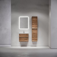 Мебель для ванной комнаты Sancos Urban 60 дуб чарльстон, белая раковина CN7001