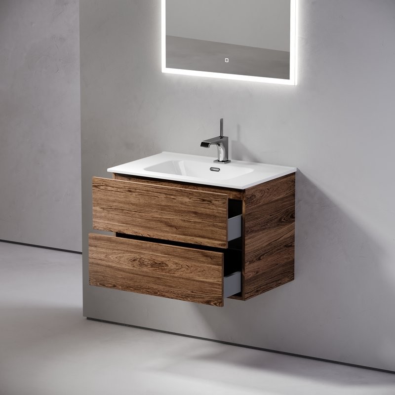 Мебель для ванной комнаты Sancos Urban 60 дуб чарльстон, белая раковина CN7001