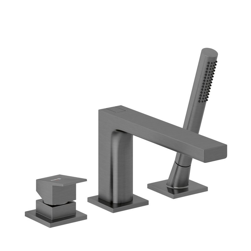 Смеситель на борт ванны Kludi Decus 54448N275 оружейная сталь