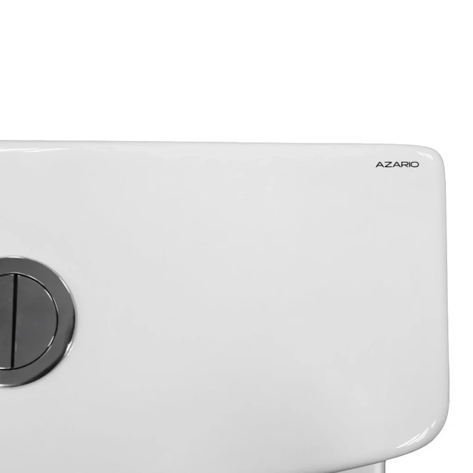 Унитаз-моноблок напольный AZARIO Ansa AZ-2301 безободковый, с микролифтом, глянцевый белый