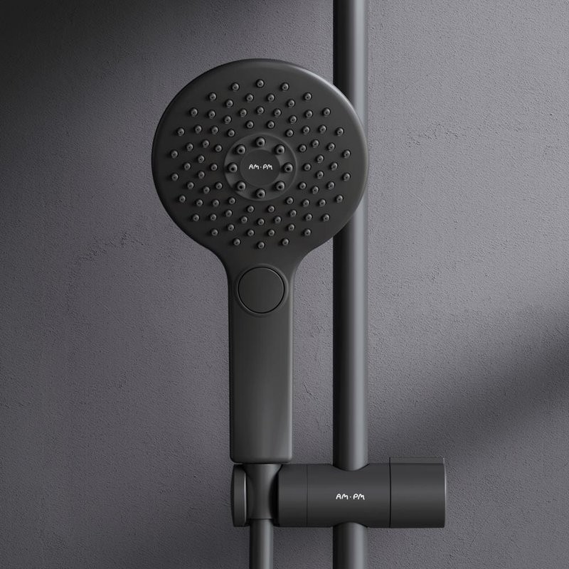 Душевая стойка AM.PM Inspire V2.0 F0750A522 с термостатом, черная