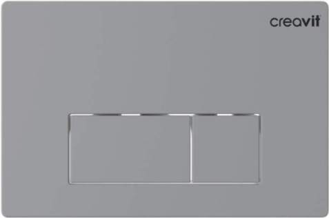 Кнопка смыва Creavit ARC GP8002.00 серая матовая