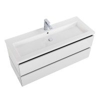 Мебель для ванной комнаты Cezares Plane 120 bianco lucido, раковина Cezares CZR-8070-120