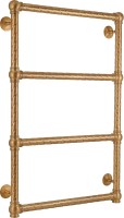 Полотенцесушитель водяной Secado Фалерони 1 Trenza 80x55 см, бронза, лесенка, латунь