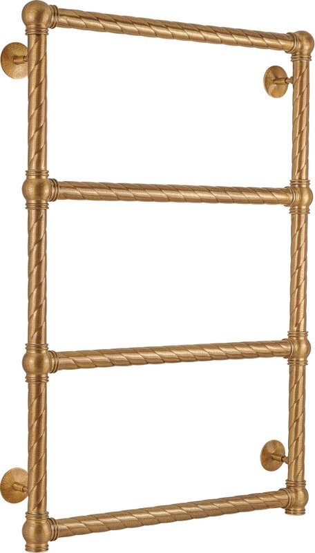 Полотенцесушитель водяной Secado Фалерони 1 Trenza 80x55 см, бронза, лесенка, латунь
