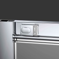 Душевая дверь в нишу Vincea Alpha VDS-3AL2160CL 160 см, стекло прозрачное, хром