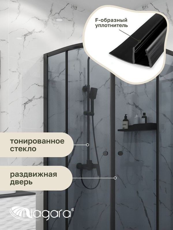 Душевая уголок Niagara Eco NG-1003-14T (80x80x190 см)