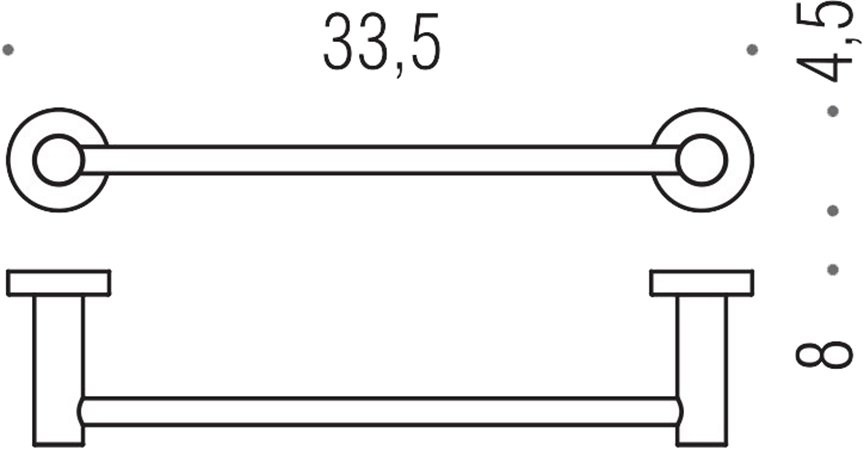Полотенцедержатель Colombo Design Plus W4909.NM