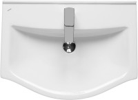 Тумба с раковиной Onika Навиа 65 напольная, глянцевая белая