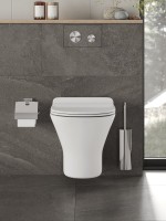 Унитаз подвесной Orange C01 C01-100W безободковый, с микролифтом