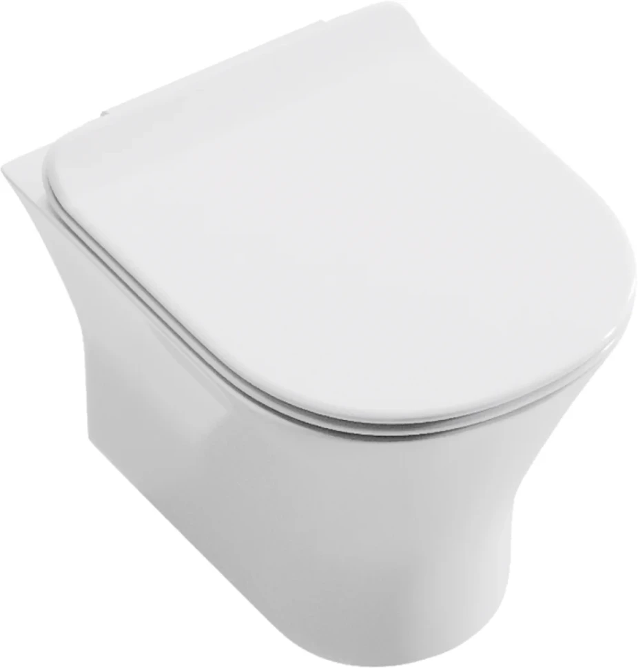 Унитаз подвесной Orange C01 C01-100W безободковый, с микролифтом