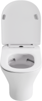 Унитаз подвесной Orange C01 C01-100W безободковый, с микролифтом
