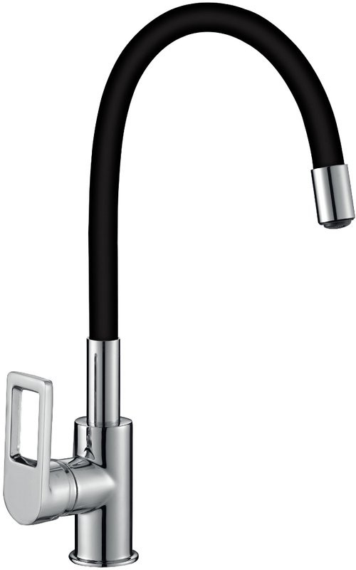 Смеситель для кухни Rossinka Z Z35-35U-Black с гибким изливом