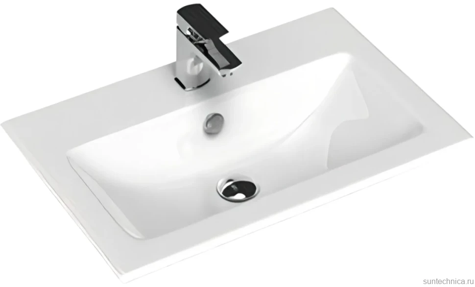 Мебель для ванной комнаты Aquanet Практика 60 2 ящика, маренго