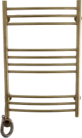 Полотенцесушитель электрический Domoterm Калипсо П10 50x80, левый, бронза
