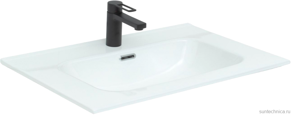 Тумба с раковиной Aquanet Джейн (Flat) 60 подвесная, белая матовая