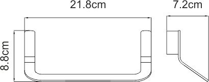 Полотенцедержатель Wasserkraft Sauer K-7960