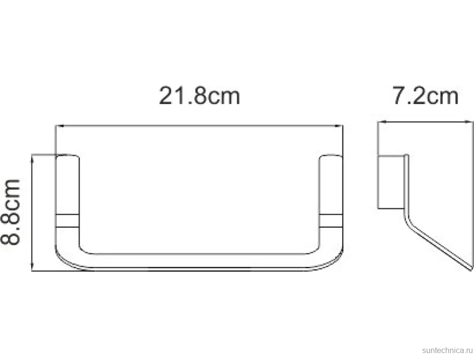Полотенцедержатель Wasserkraft Sauer K-7960
