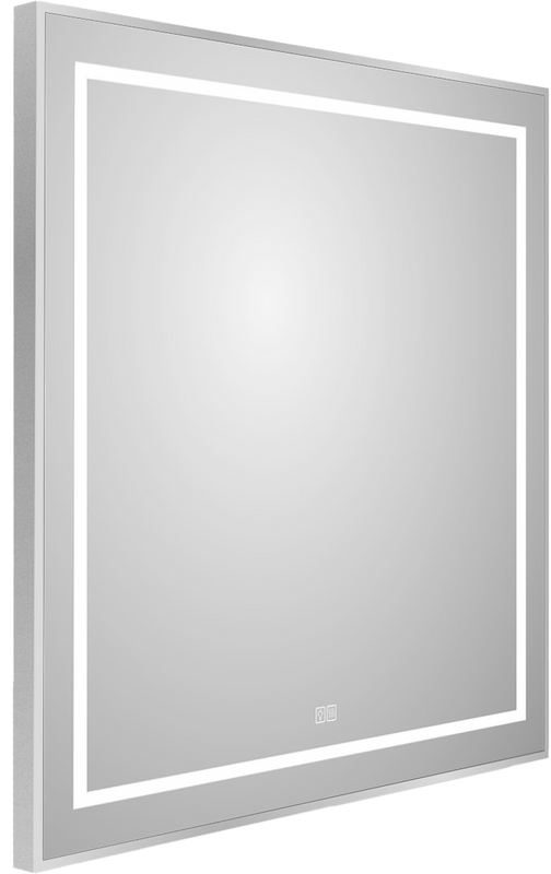 Зеркало BelBagno Kraft 80x70, с подсветкой, с подогревом, сатин