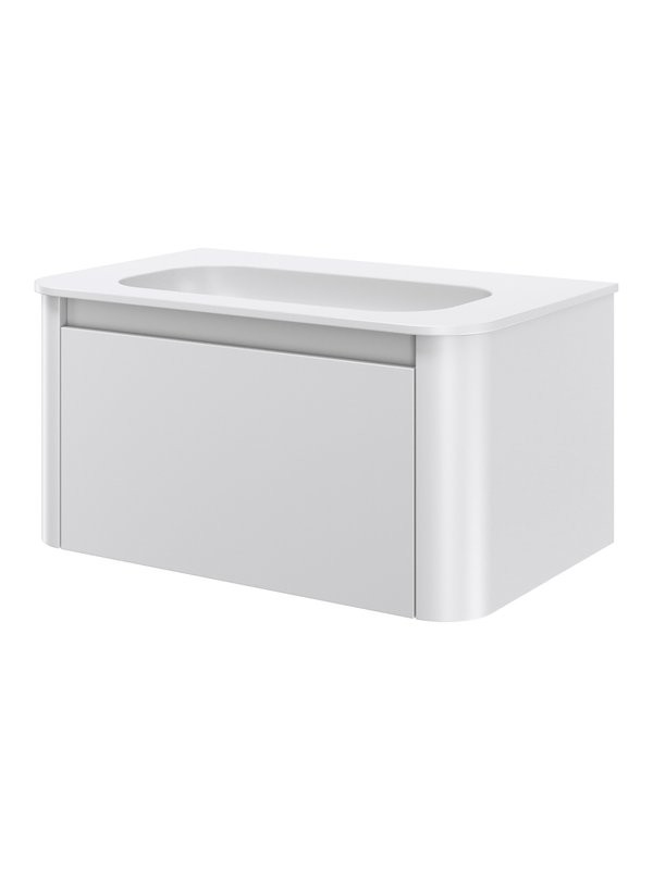 Тумба под раковину без столешницы Armadi Art Voi 80 подвесная, matt white