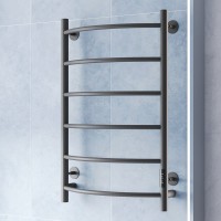 Полотенцесушитель электрический EWRIKA Сафо ПР 80х50, графит