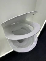 Унитаз подвесной BOND Oval F01-10 безободковый, с микролифтом, белый