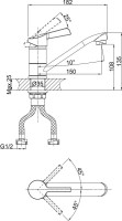 Смеситель для раковины D&K Rhein Schiller DA1462341