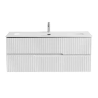 Мебель для ванной комнаты Cezares Duet 120 bianco opaco, раковина Cezares CZR-8073-120