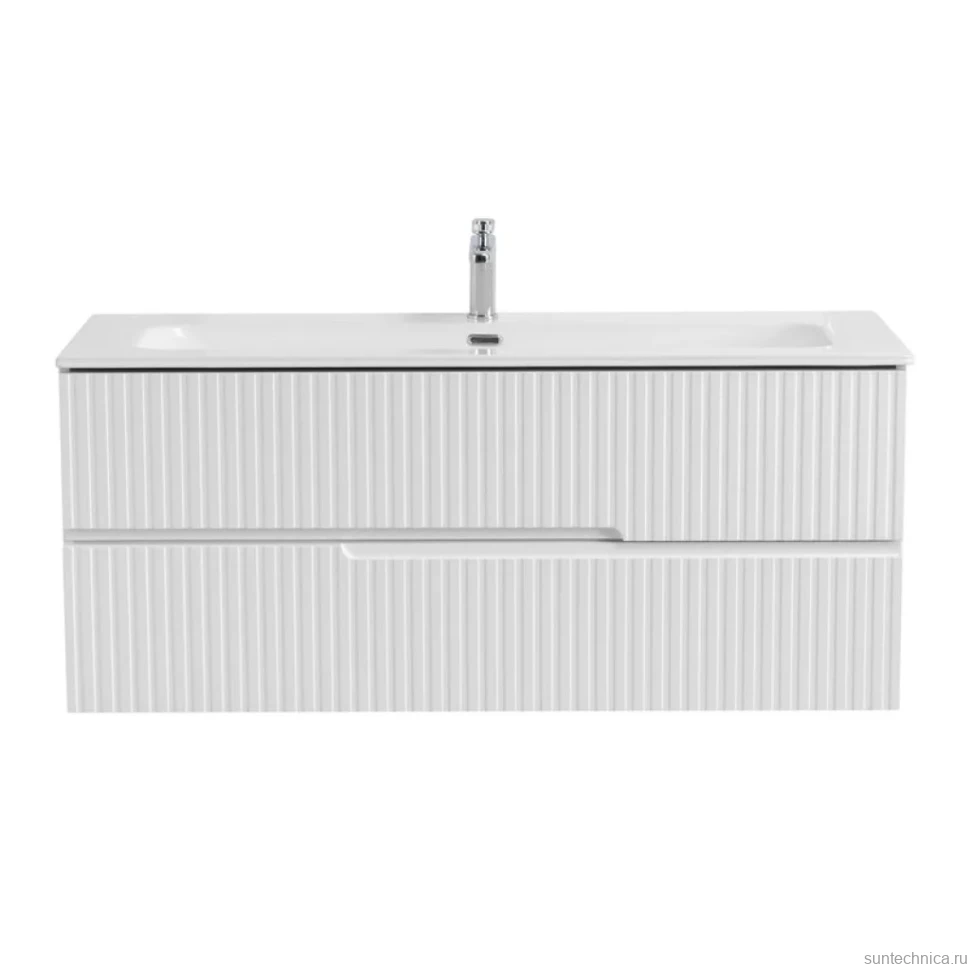 Мебель для ванной комнаты Cezares Duet 120 bianco opaco, раковина Cezares CZR-8073-120