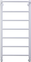 Полотенцесушитель водяной Comfysan Capri W-8 80х40 80x45 см, матовый белый, лесенка
