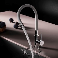 Смеситель для кухни AM.PM X-Joy S F85B07605 серый, хром