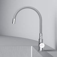 Смеситель для кухни AM.PM X-Joy S F85B07605 серый, хром