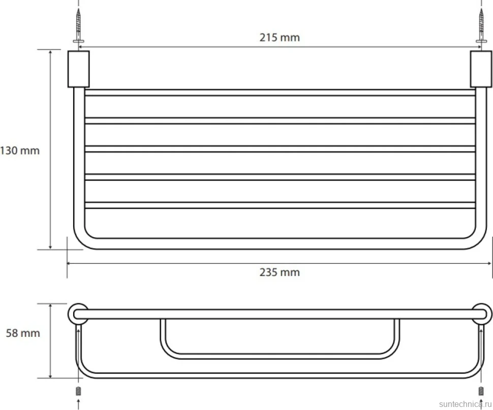 Полка Bemeta Cytro 146208122 для душа