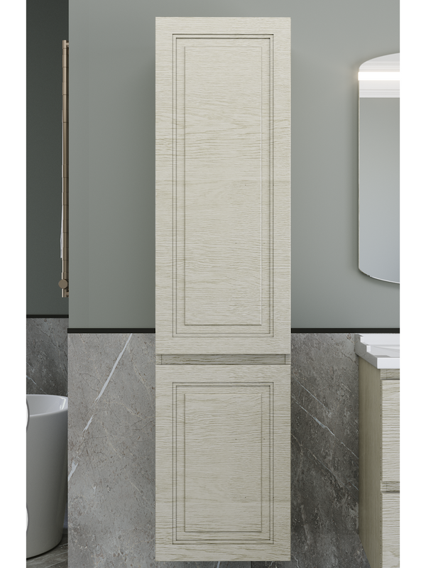 Шкаф-пенал для ванной Caprigo Wales 40 L беленый дуб