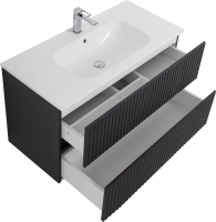 Мебель для ванной комнаты Art&Max Torino 100 подвесная, графит