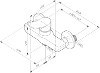 Смеситель для душа AM.PM X-Joy F85A20033 Смеситель для душа AM.PM X-Joy F85A20033