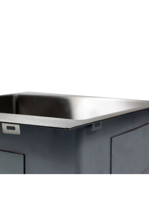 Мойка кухонная Melana ProfLine R7050H в комплекте с дозатором, сатин