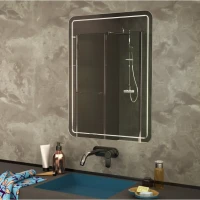 Зеркало MIXLINE "Неро" 450*750 (ШВ) гравировка Зеркало MIXLINE "Неро" 450*750 (ШВ) гравировка