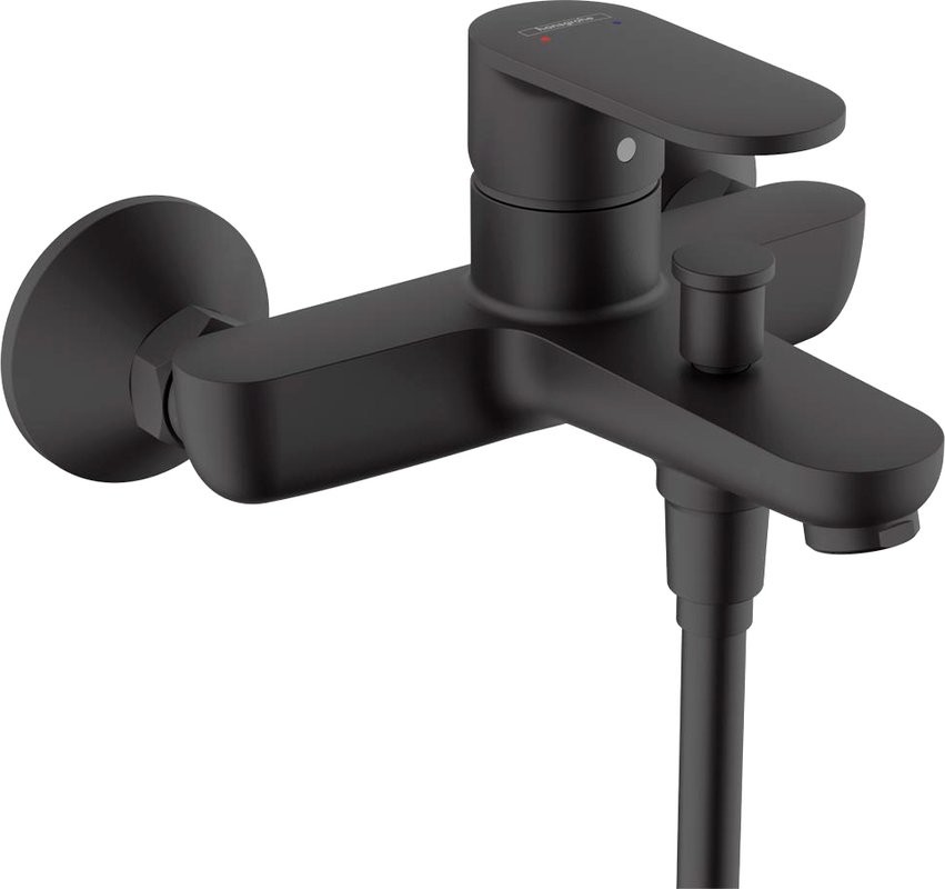 Смеситель для ванны с душем Hansgrohe Vernis Blend 71440670 черный