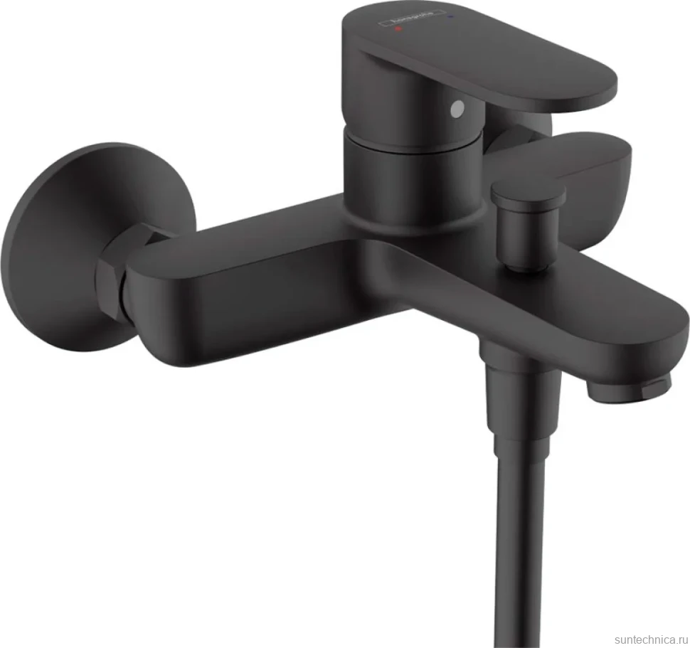 Смеситель для ванны с душем Hansgrohe Vernis Blend 71440670 черный