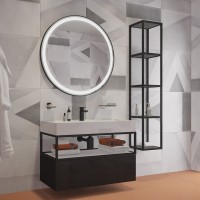 Зеркало круглое Cezares Cadro 100, с подсветкой, с антизапотевателем