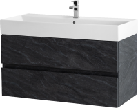 Мебель для ванной комнаты Cezares Molveno 46 100 antracite, с раковиной Cezares CZR-MIL-100-LVB