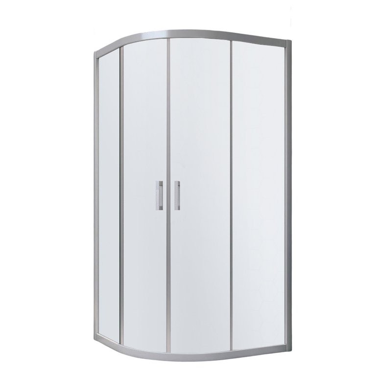 Душевой уголок Vegas Glass ZS Novo 110 07 10 профиль матовый хром, стекло сатин