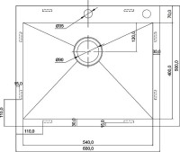 Мойка кухонная Seaman Eco Marino Eco Marino SMV-Z-600 с клапан-автоматом