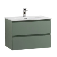 Тумба с раковиной BelBagno Kraft 70 подвесная, матовая еловая, раковина bb700etl