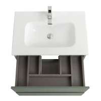 Тумба с раковиной BelBagno Kraft 70 подвесная, матовая еловая, раковина bb700etl