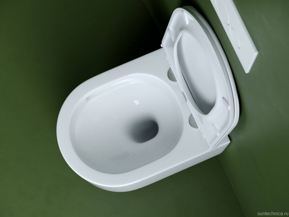 Унитаз подвесной Ceramicanova Ulma CN4006T безободковый