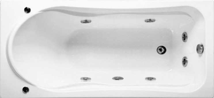 Акриловая ванна Bas Мальта Вн БасВГ06 170x75 с г/м