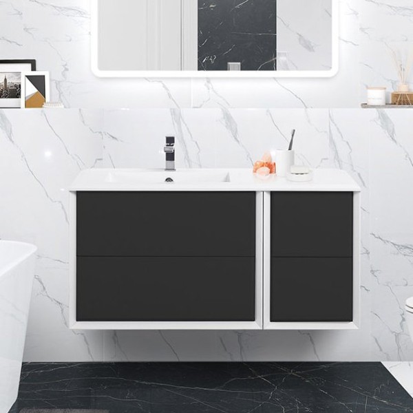 Тумба с раковиной Cezares Bellagio 106 L grafite